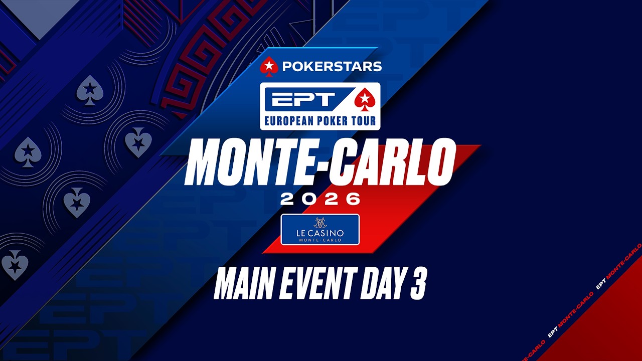 &euro;5K MAIN EVENT &ndash; DAY 3 | EPT Monte-Carlo