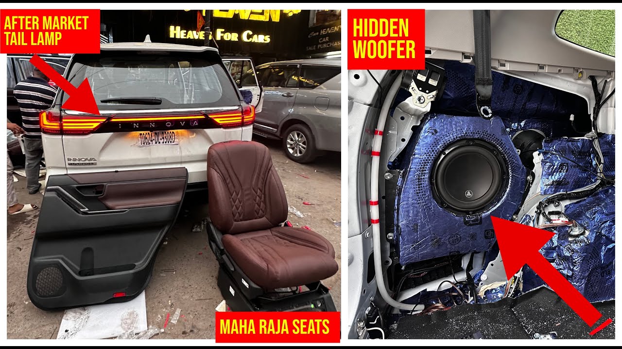 Ultra Premium Interior ✅ + High Quality Audio 🔊 | Toyota Innova Hycross 2024 | New Hycross Modified