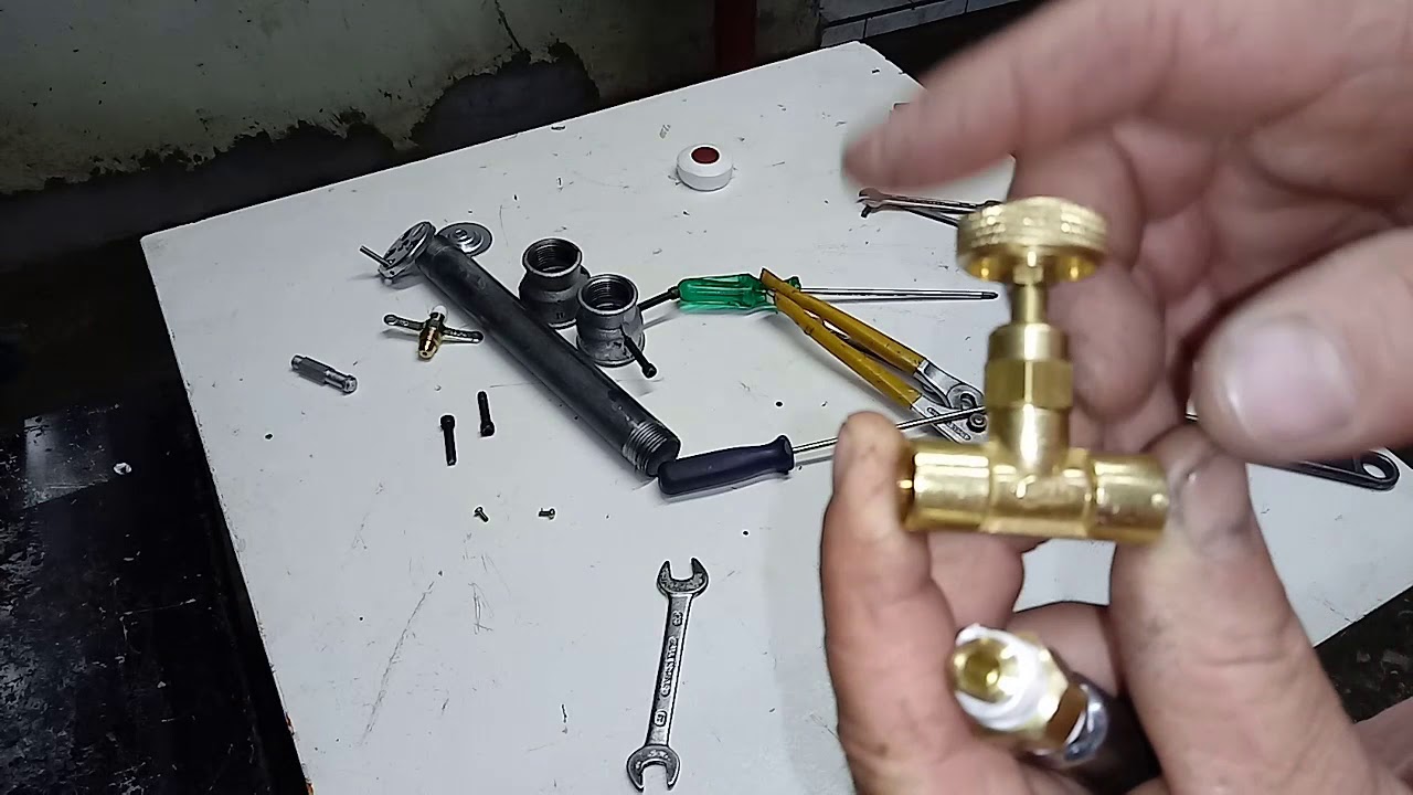 Como fazer queimador a gás para forja
