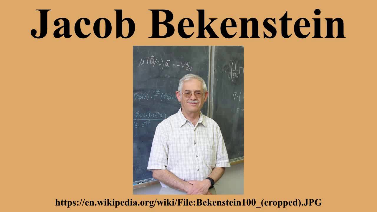 Jacob Bekenstein