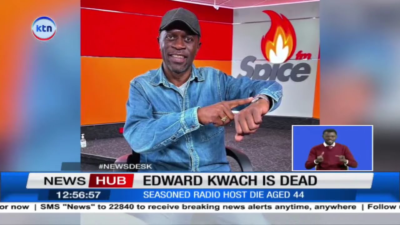 Radio icon Edward Kwach dies after a short illness, he was battling meningitis