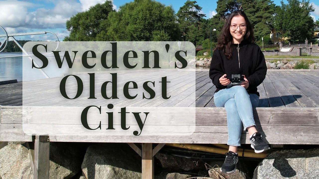 Flying Drone in Sweden's Oldest City - Sigtuna