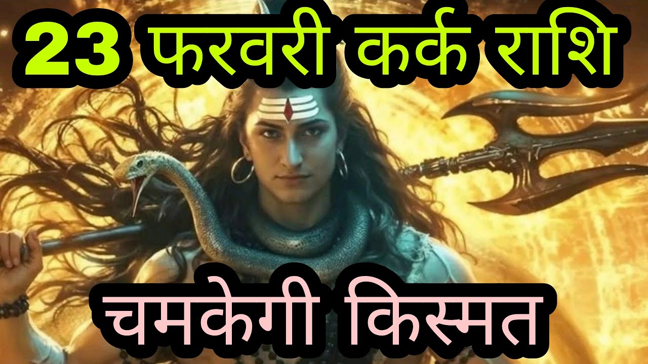 कर्क राशि 23 से 27 फरवरी: आज आपके घर कोई आने वाला है! 🔱 महादेव का बड़ा संकेत | Cancer Horoscope
