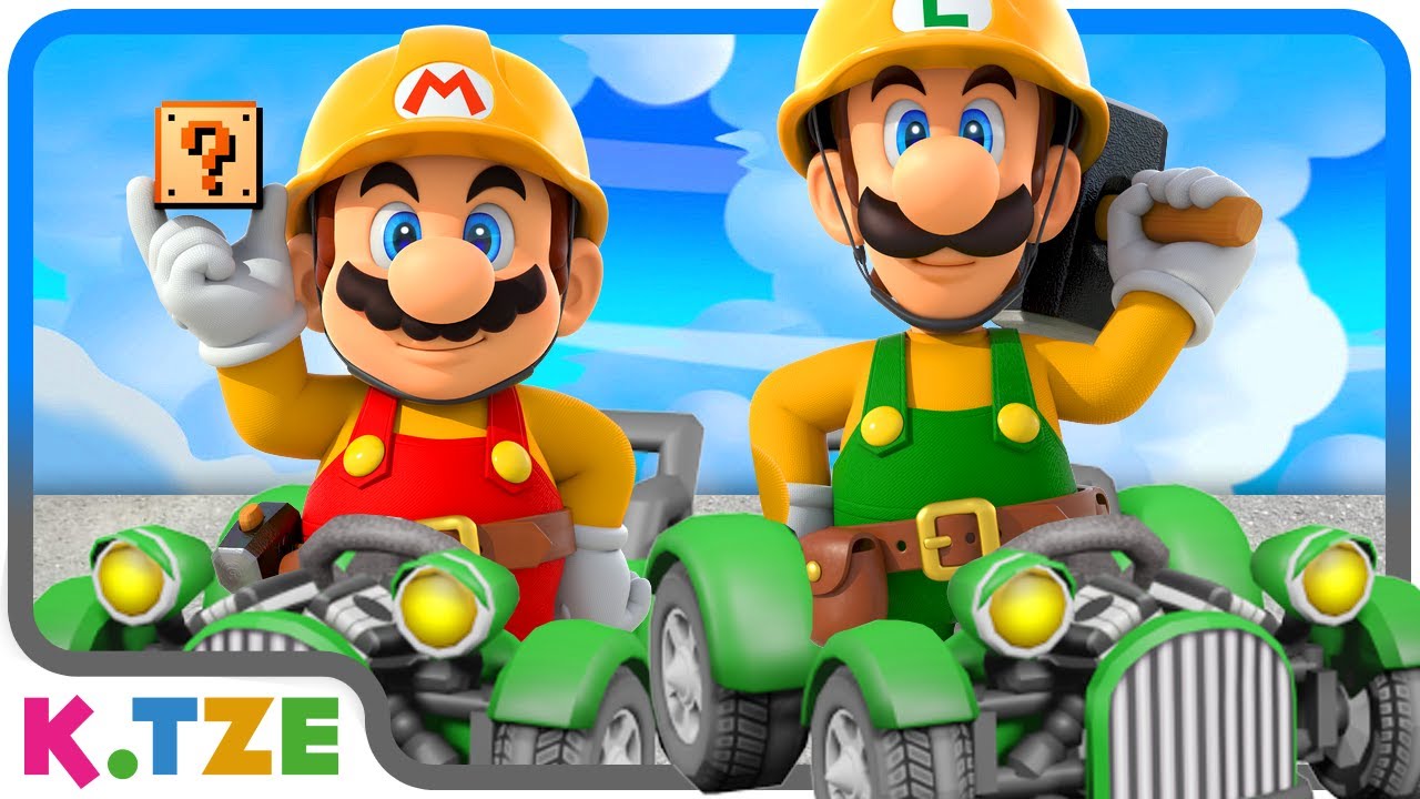 Bauarbeiter mit Autos 🚗😂 Mario Maker 2 mit L-Girl