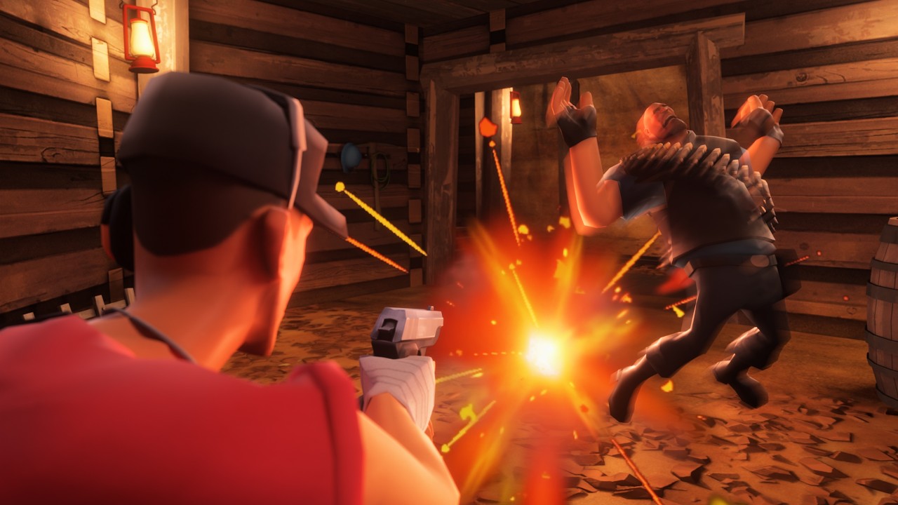 TF2, но каждый выстрел взрывается