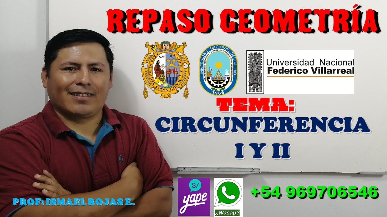 CIRCUNFERENCIA I Y II - REPASO SAN MARCOS