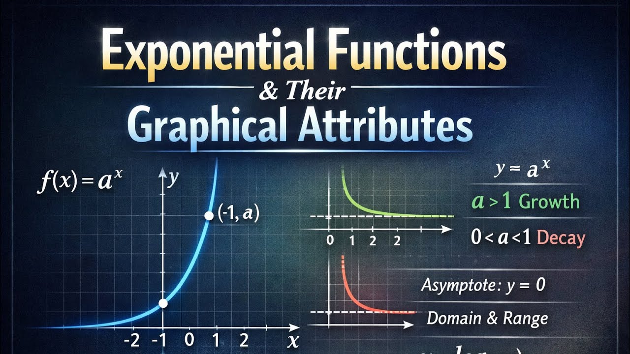 Exponential Functions & Their Graphical Attributes 