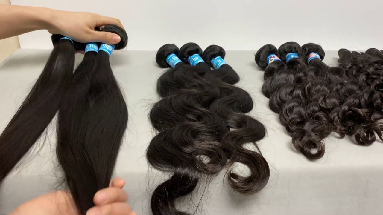 5 TEXTURE DE MECHE MALAISIEN , 100% CHEVEUX VIERGES HUMAINS /🌹Safavorihair🌹