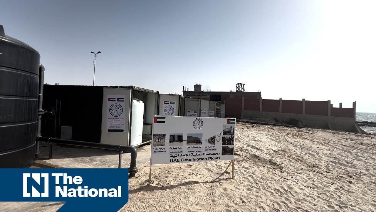 UAE-built desalination plants provide 130 million gallons of clean water to Gaza Strip