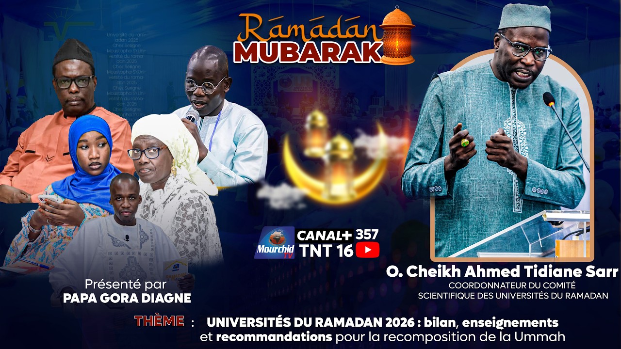 🔴Direct Tivaouane| Plateau Ramadan Mubarack du 16 Mars 2026 avec Pape Gora DIAGNE sur Mourchid TV