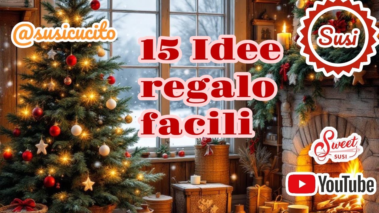 🌹 15 regali dell' ultimo minuto ! Cucito facile SweetSusi