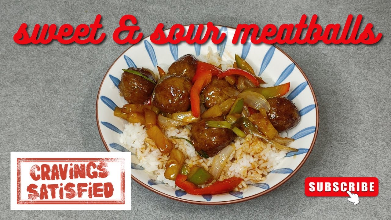 sweet and sour meatballs | a quick and easy version for the busy students and moms