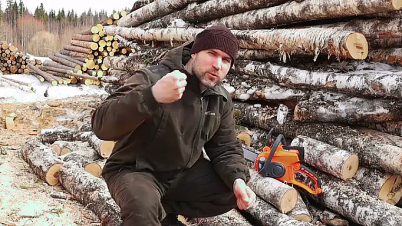 Тестируем пилу PATRIOT СS 402XL. Насколько дров хватит аккумулятора?