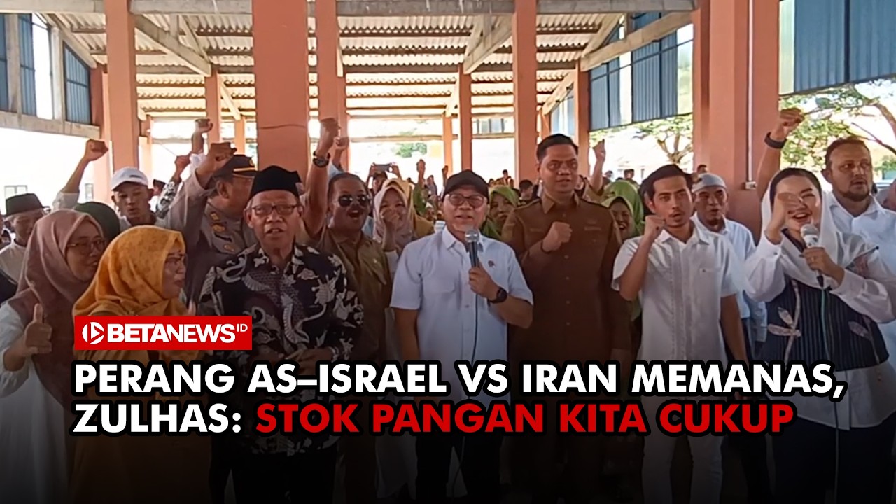 Kata Zulhas, Perang AS–Israel vs Iran Tak Pengaruhi Stok Pangan Indonesia