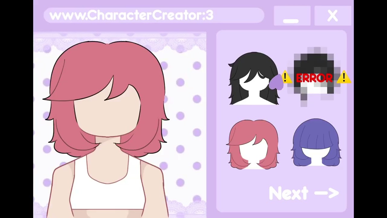 ｢ Character Creator MeMe 」 Inspired - jo_sipu ★ - Blood Warning ⚠️ - ★