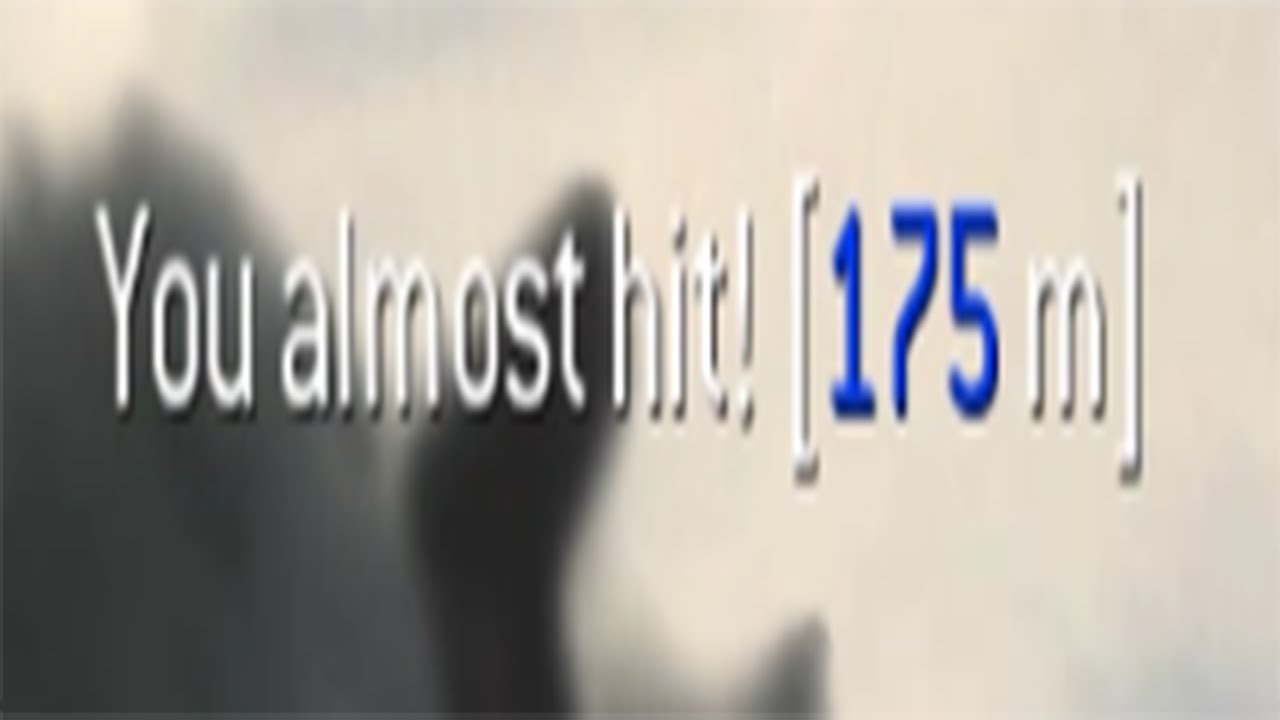 Almost hit Insane Trickshot *first try* (175m)