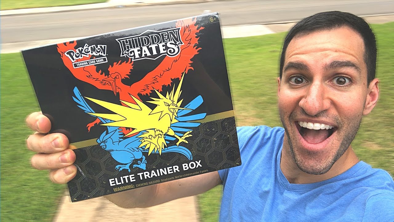 *NEW POKEMON CARDS HIDDEN FATES BOX IS HERE!* Opening Pokemon HIDDEN FATES Elite Trainer Box!