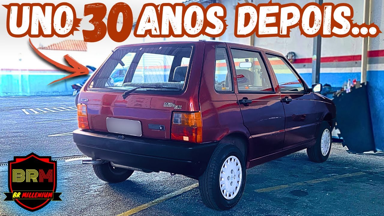FIAT UNO 1995 POR FORA &mdash; voc&ecirc; n&atilde;o vai acreditar no ESTADO desse CARRO! 😱