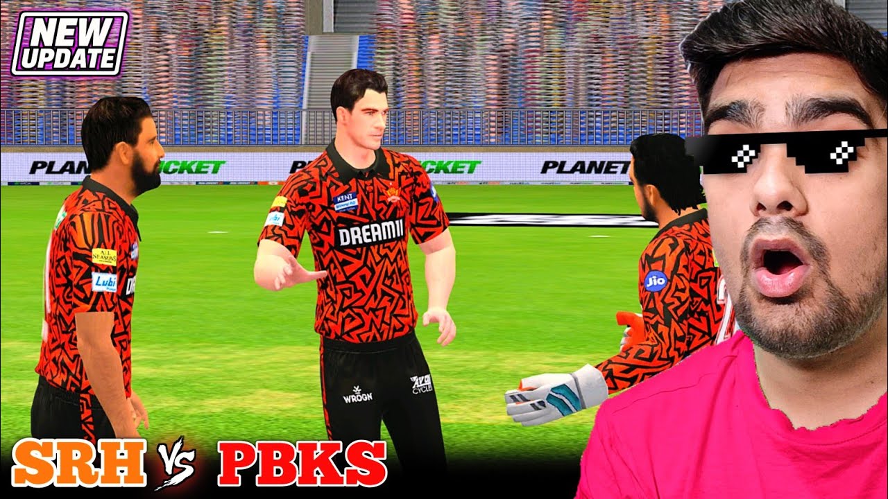 *NEW LICENSED* PBKS Vs SRH RC 24 (Real Cricket 24)