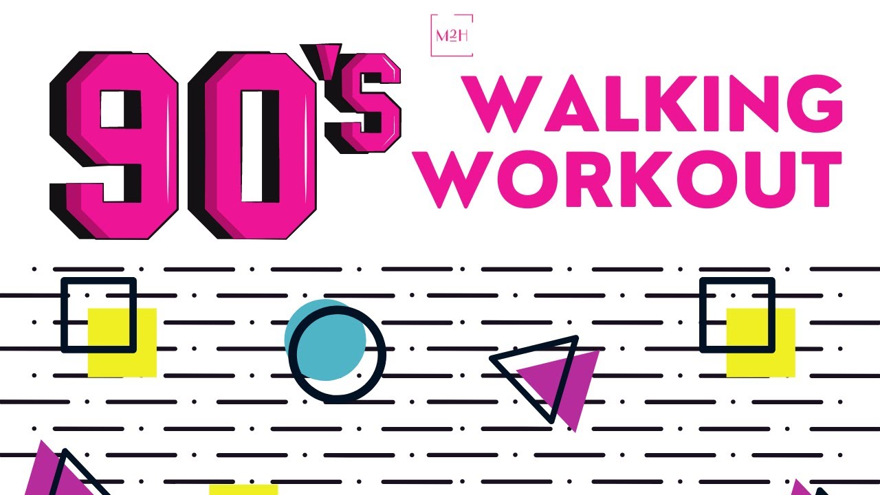 Indoor Fat Burning Walking Workout  | 90s Theme Dance Party | Moore2Health
