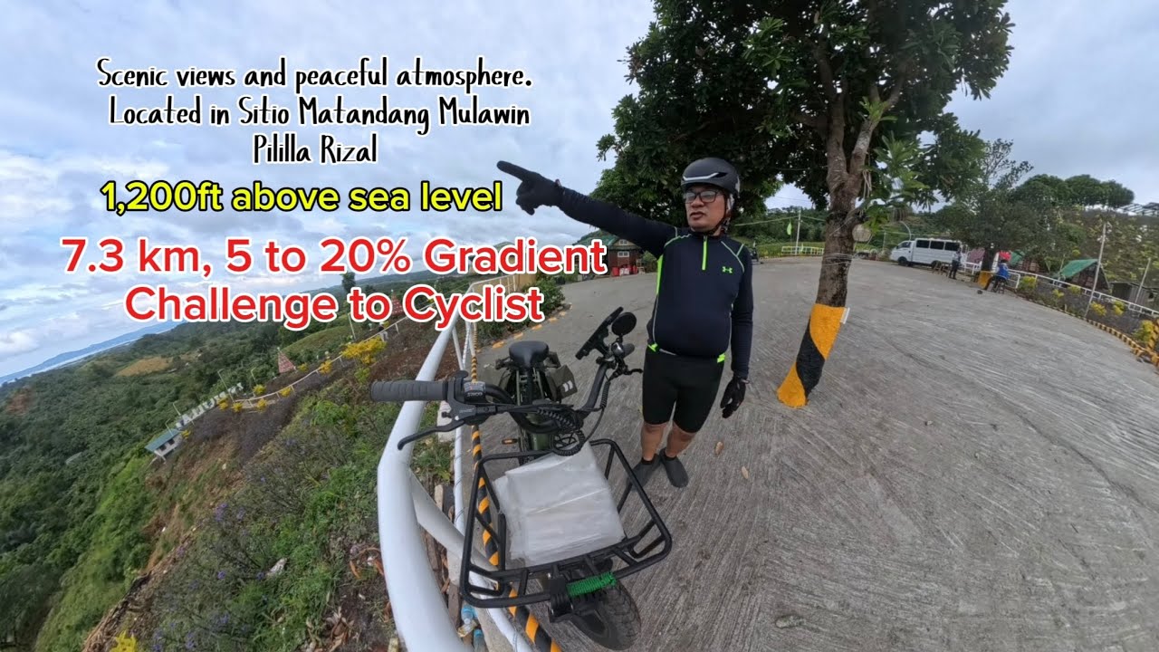 7.3 km 5 to 20 % Gradient Challenge using Fiido T1 Pro | Scenic View and Peaceful Atmosphere