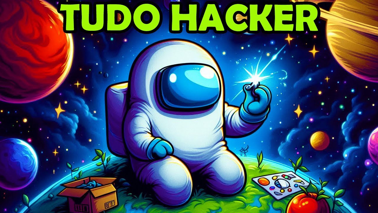 Fiz FUNÇÕES HACKERS com MODIFICAÇÕES ROUBADAS no Among Us