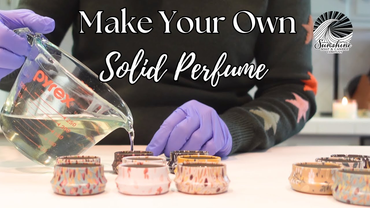 Easy Solid Perfume Making Tutorial (Only Four Ingredients)!