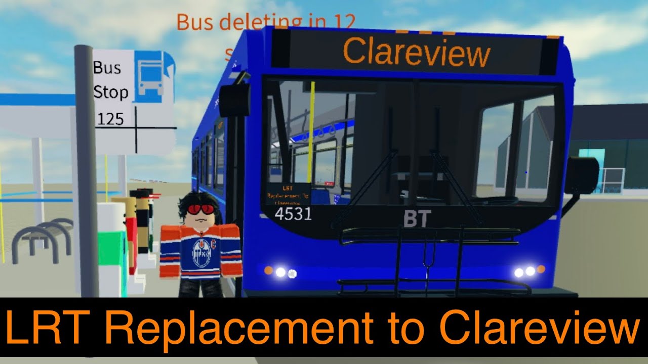 BT Roblox D40LFR on route LRT Replacement to Clareview (Roblox)