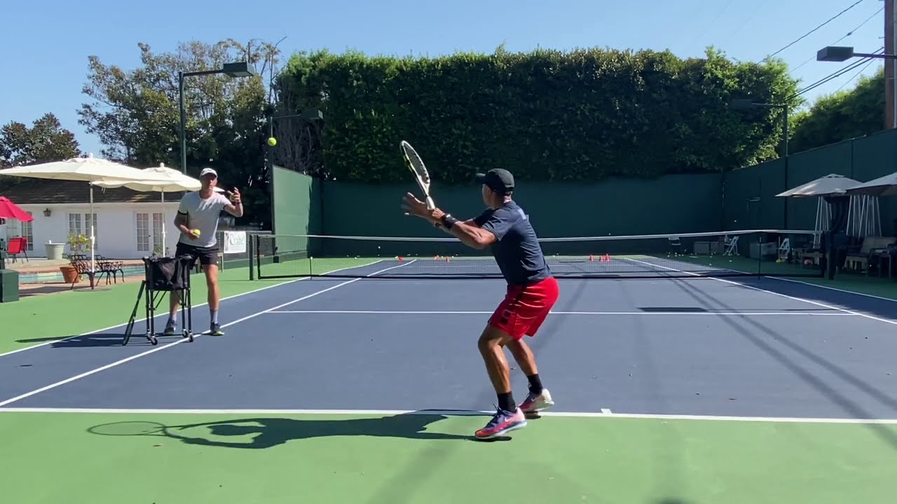 Specific Forehand Hand Feeding Drills with Coach Brian Dabul / ATP Professional Tennis Training