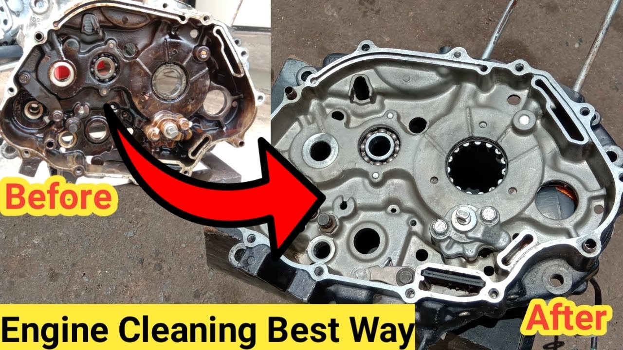 Old Engine Cleaning best way in all Motorcycle and Scooter | Restoration  🏍