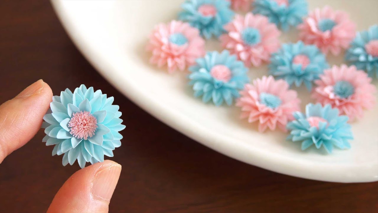 Как сделать бумажные цветы - DIY How to Make Paper Flowers