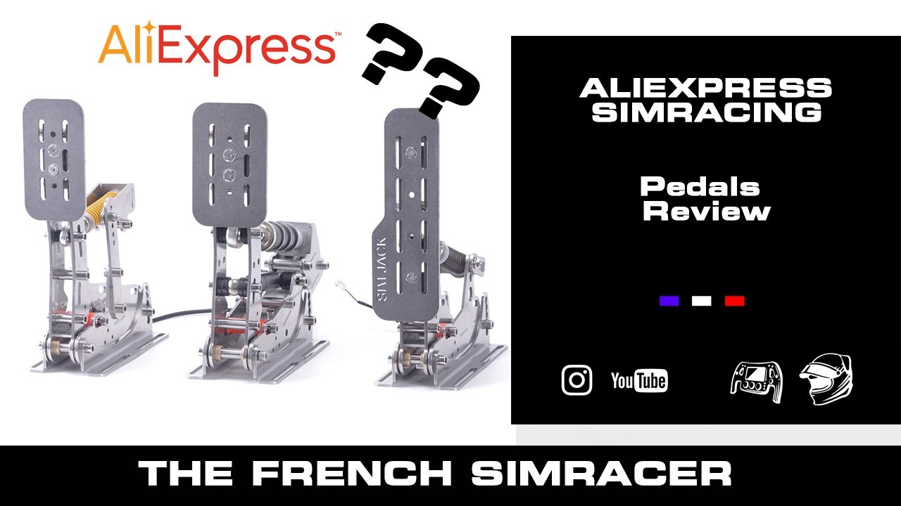 Simracing pedals from ALIEXPRESS - Review - FR/EN Subtitles