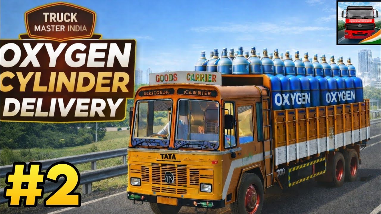 Truck Masters India #2 🚛 | Belagavi ➝ Nagpur 🛣️ | Oxygen Cylinder Delivery Mission 🫧 | Gameplay 🎮