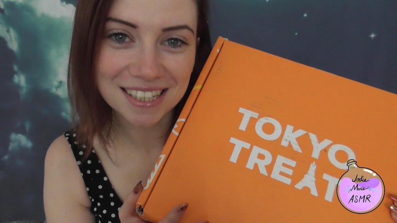 ASMR -Tingly Tokyo Treat Unboxing/Crinkling/Eating Japanese Candy