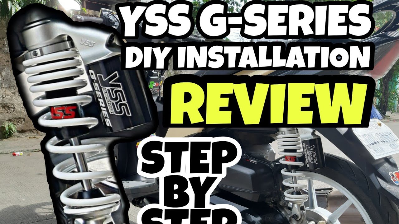 YSS SHOCK / DIY INSTALLATION / YSS REVIEW / MIO I 125 /