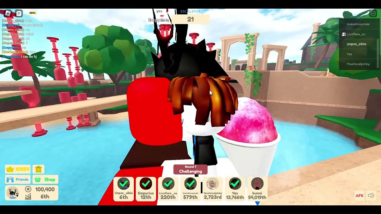 I Got 100k Points In Obby Royale... What happened..?