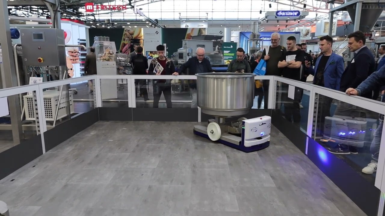 Diosna Wendelkneter plus fahrerloses Transportsystem