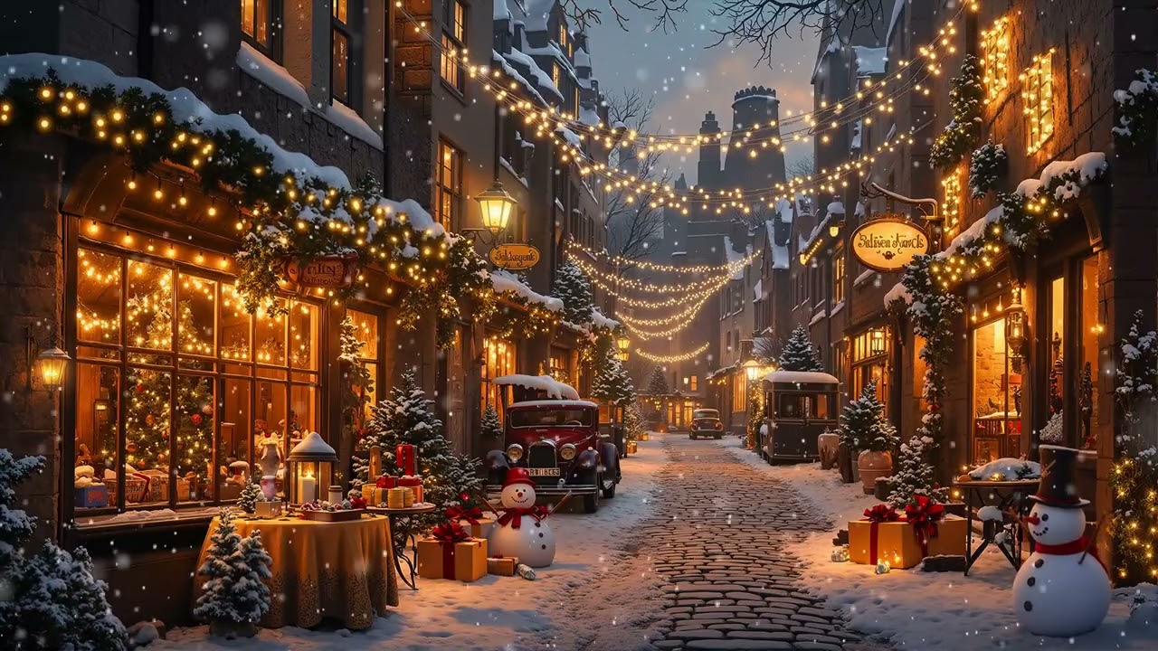 Midnight City Winter Jazz 🌃 Smooth Jazz Music for Late Night Streets