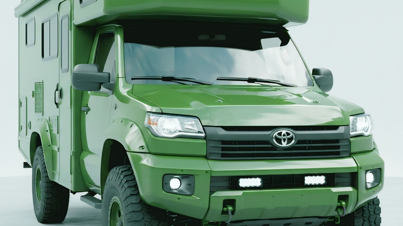 Я жил в новом кемпере Toyota 6x6 2026 года! (Максимальная роскошь в условиях автономного проживания)