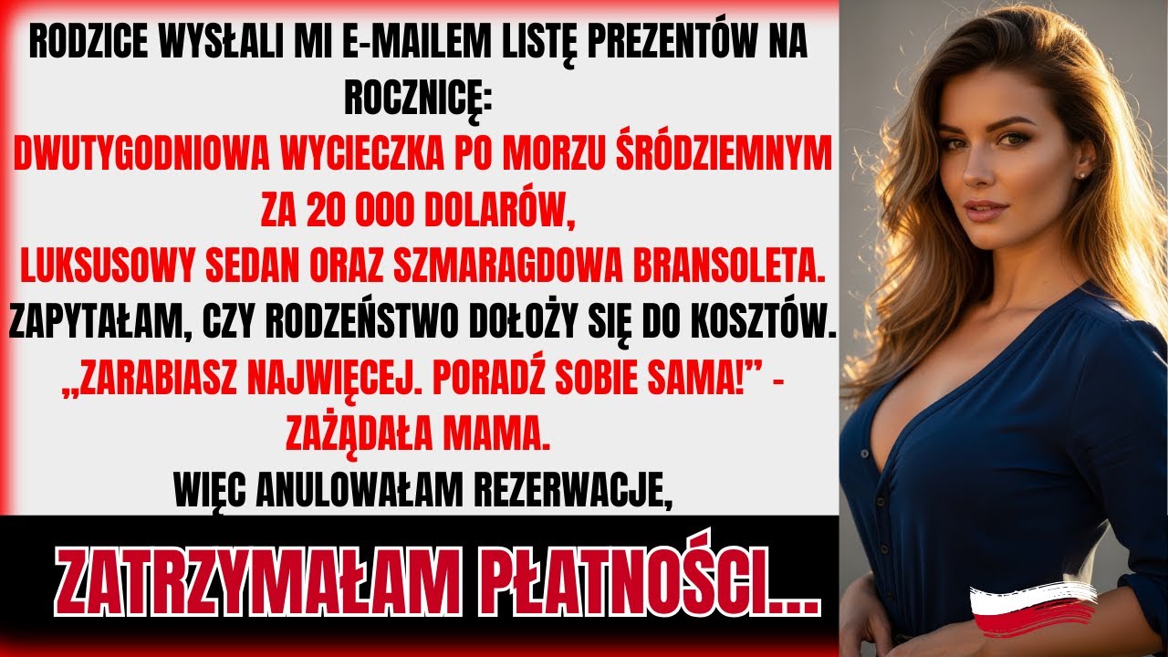 Rodzice zaplanowali imprezę beze mnie — zaprosili mnie, gdy przyszedł rachunek, więc ja...