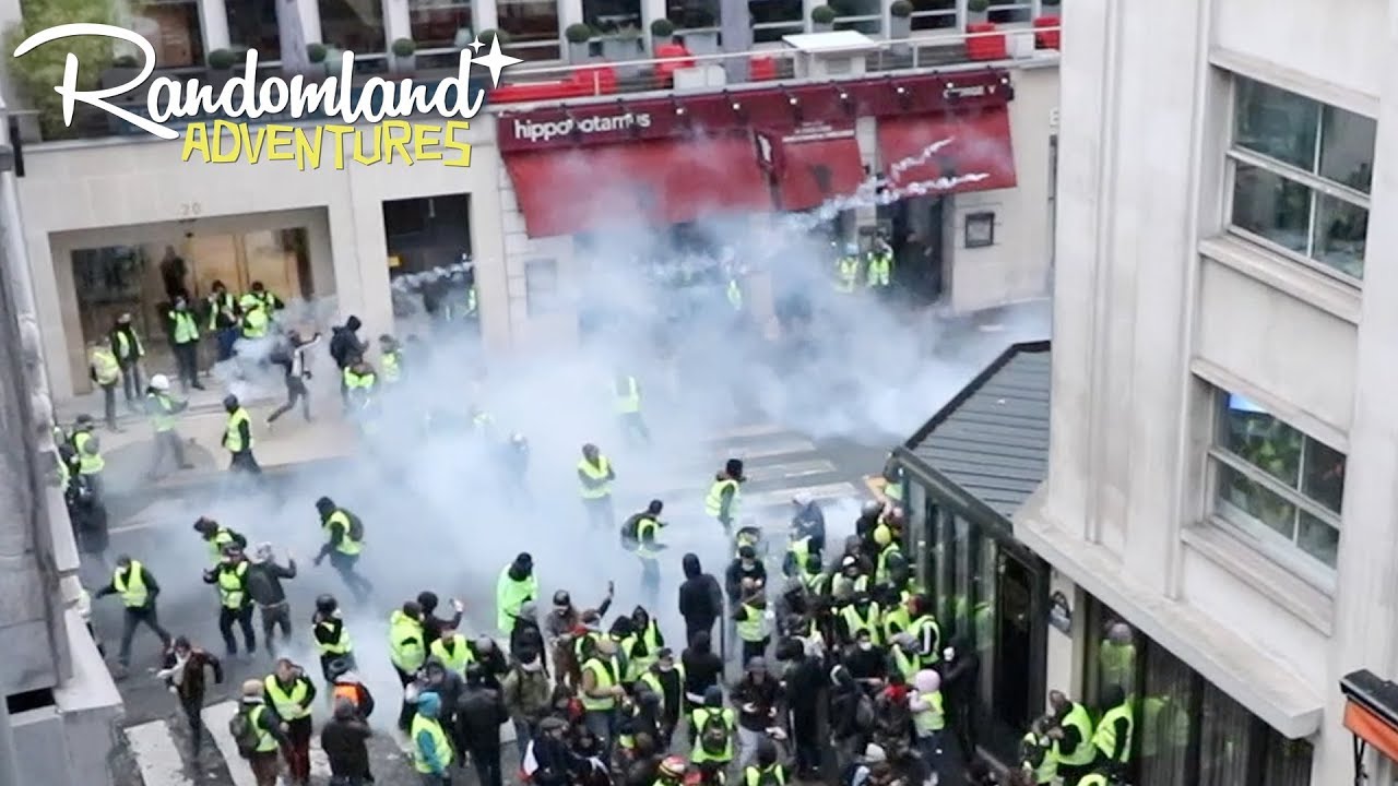 I got Tear Gassed in Paris and went to a Medieval Castle!