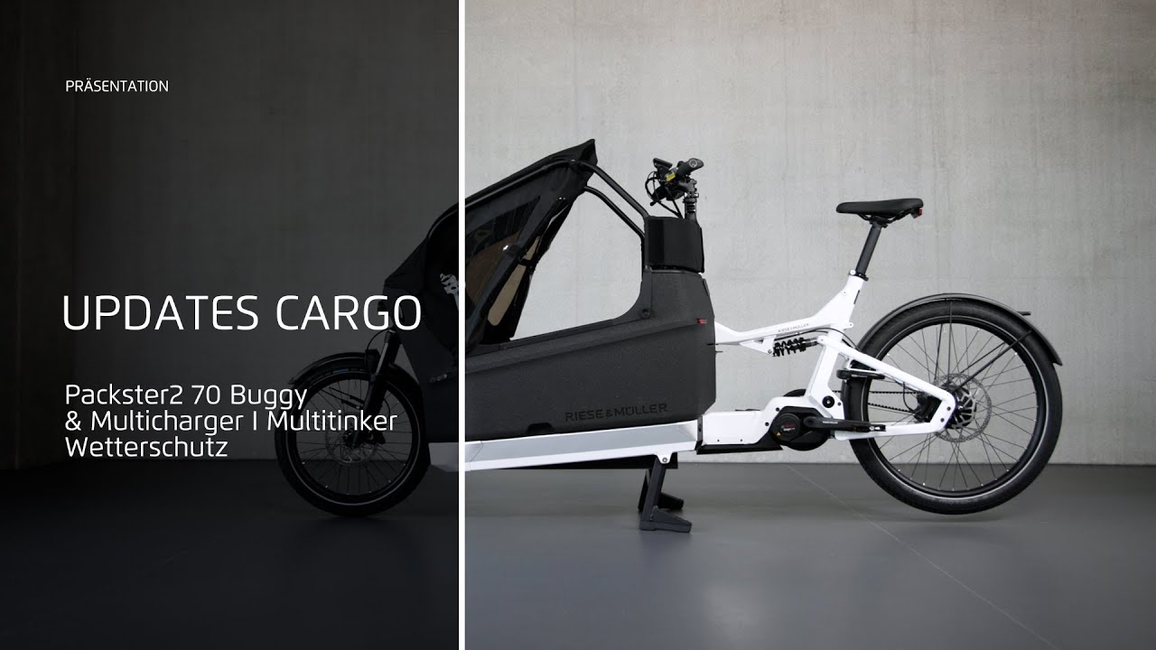 Das neue Packster2 70 Buggy und der Wetterschutz fürs Multicharger I Multitinker