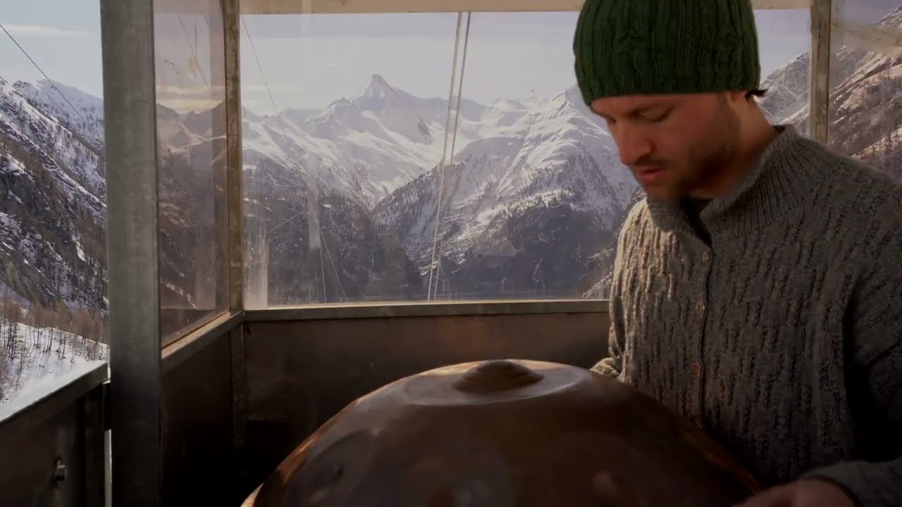 Von der Rostocker H&uuml;tte ins Tal: Handpan-Magie in der Gondel