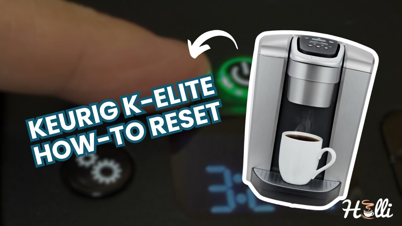 Как сбросить настройки кофемашины Keurig K-Elite: как исправить постоянно горящий индикатор очист...