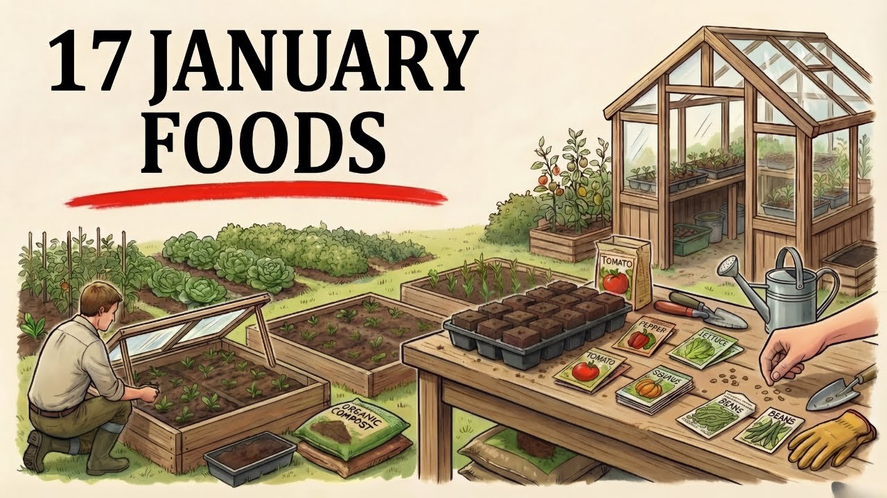 17 Seeds You Must Plant in January to Feed Your Family All Summer...
