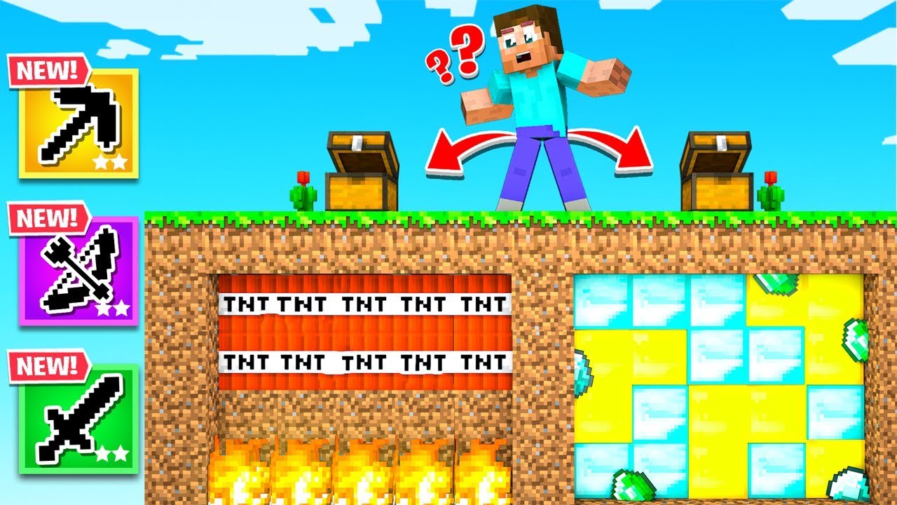 CHOOSE the RIGHT Chest or DIE! (Minecraft For Loot)