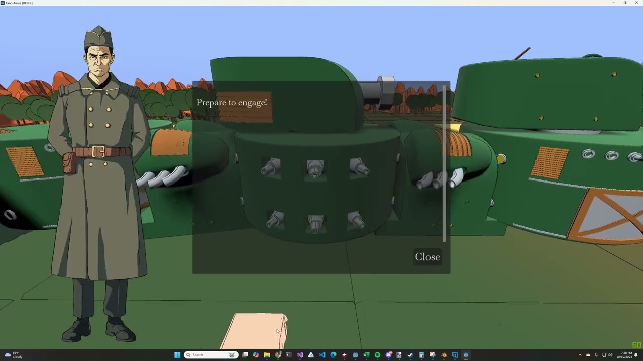 2024 10 30  Land Trains Dev update