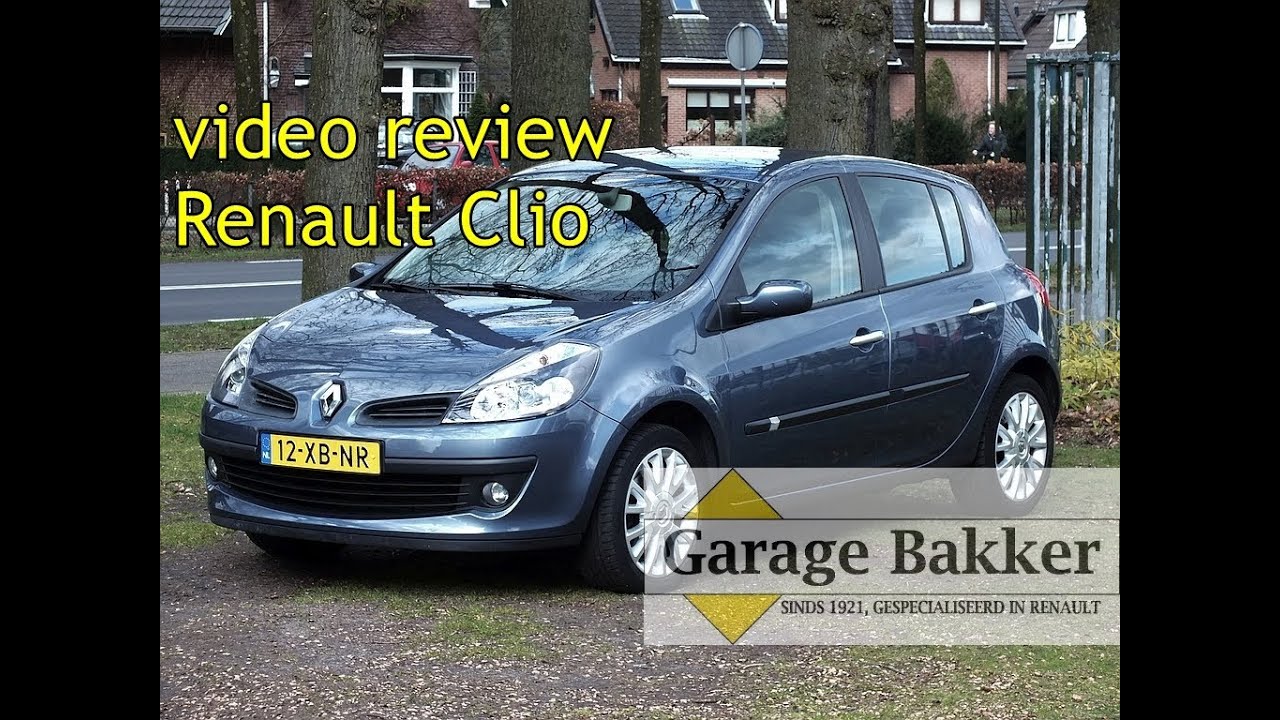 Video review Renault Clio 1.4 16v Dynamique, 2007, 12-XB-NR