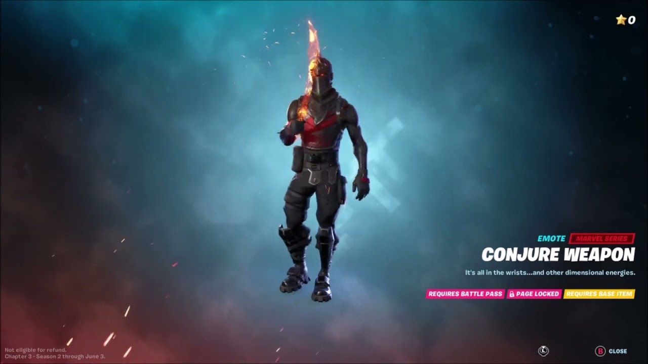 Conjure Weapon DOCTOR STRANGE Emote Fortnite (Battle Royale)