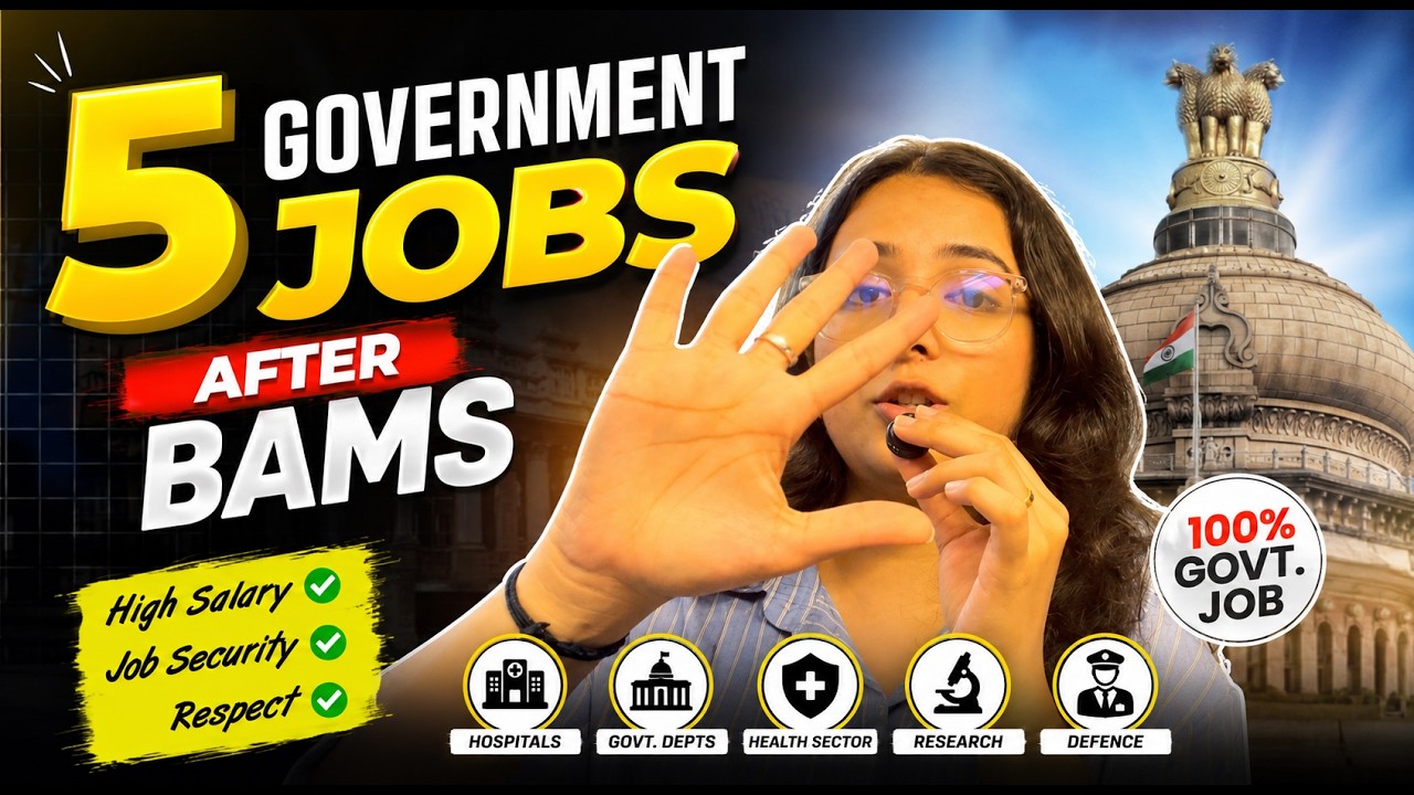 Top Government Jobs after BAMS🔥High Salary | High Respect. #bams#mbbs#doctor#trending#motivation